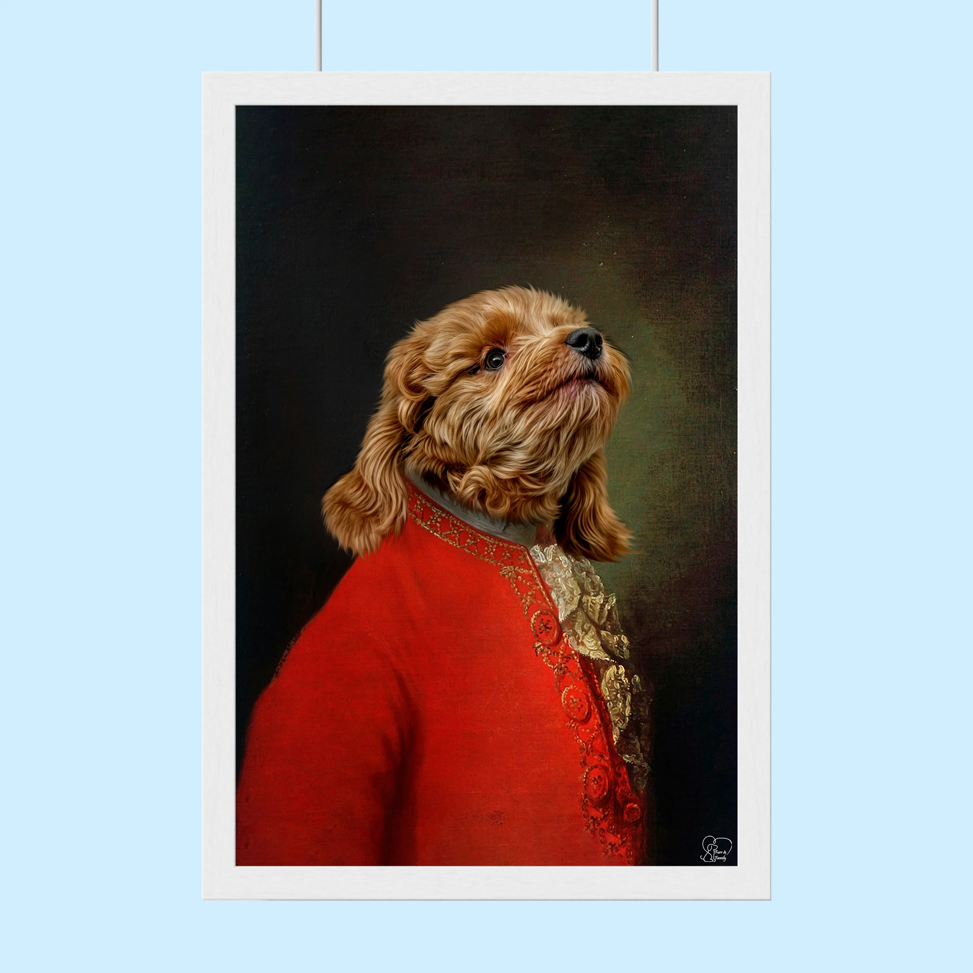 The Classical Virtuoso Custom Pet Portrait